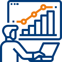 Icon depicting performance monitoring